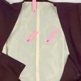 Vintage Silk Michiyuki Coat w/ Nested Diamond Pattern