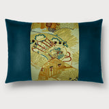 Royal Cart and Drum Lumbar Throw Pillow - Choice of Leather Colors