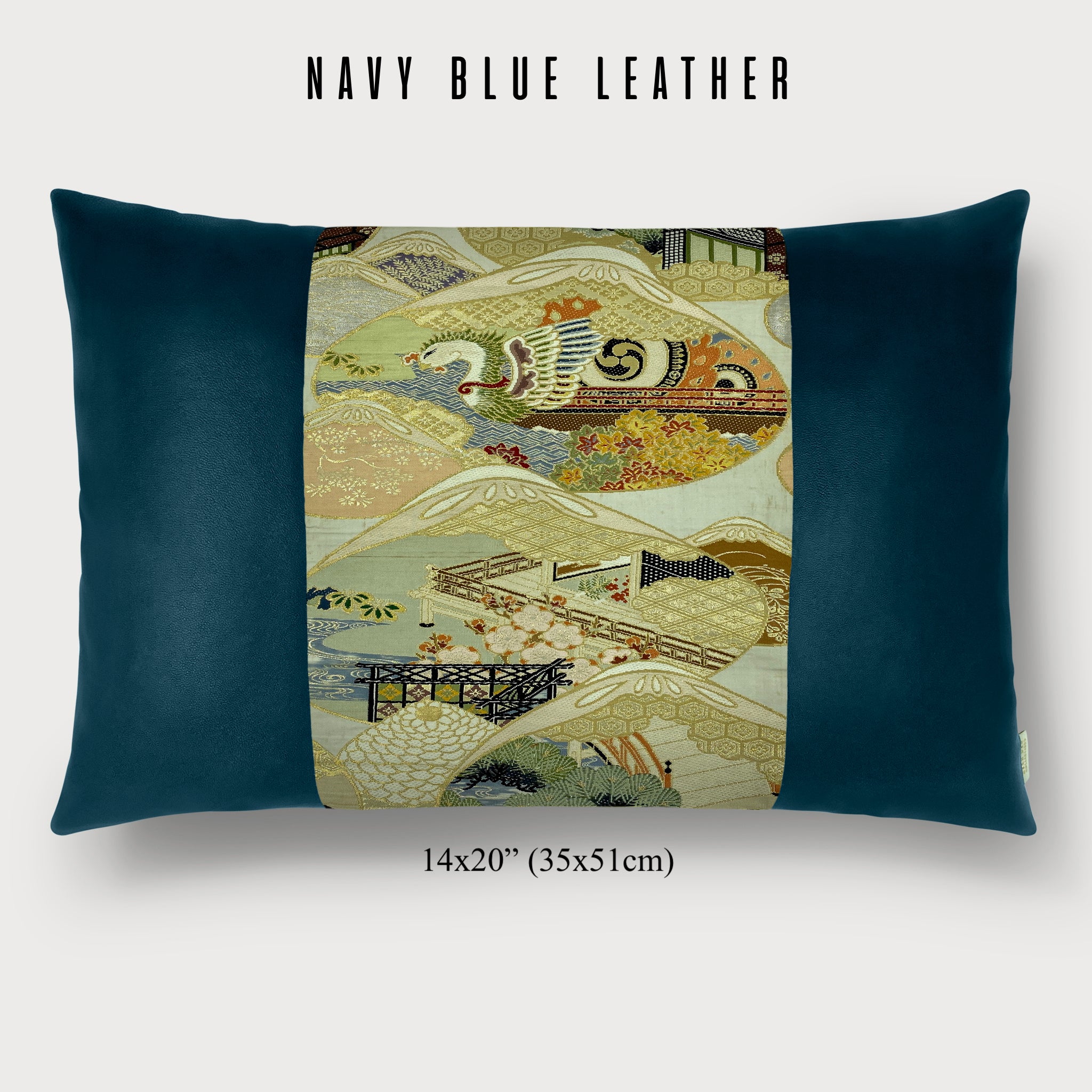 Shell Matching Game Lumbar Throw Pillow - Choice of Leather Colors