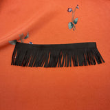 Custom Early Blossoms Silk Scarf - Choice of Length and Leather Fringe