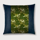Phoenix with Young Pine (Wakamatsu 若松) Square Throw Pillow - Choice of Leather Colors