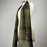 Custom Shishi Guard 獅子 Silk Scarf - Choice of Length and Leather Fringe