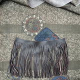 Custom Shishi Guard 獅子 Silk Scarf - Choice of Length and Leather Fringe