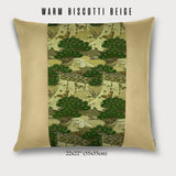Butterfly and Phoenix Square Throw Pillow - Choice of Leather Colors