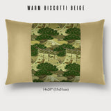 Butterfly and Phoenix Lumbar Throw Pillow - Choice of Leather Colors