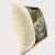 凤凰，松树，梅，菊花日本丝绸(1912-1945)枕头，配赤霞红色皮革：查看更多皮革颜色!