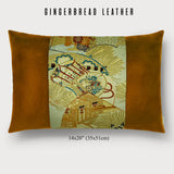 Royal Cart and Drum Lumbar Throw Pillow - Choice of Leather Colors
