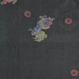 Vintage Black Silk Haori w/ 'Shishi' (Chinese Lion) Pattern