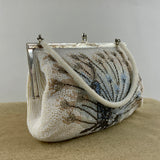 Beaded Purse From Japan With Peacock Motif (Vintage 1950's-1960's) Fits Most Cell Phones