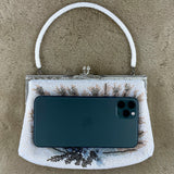 Beaded Purse From Japan With Peacock Motif (Vintage 1950's-1960's) Fits Most Cell Phones