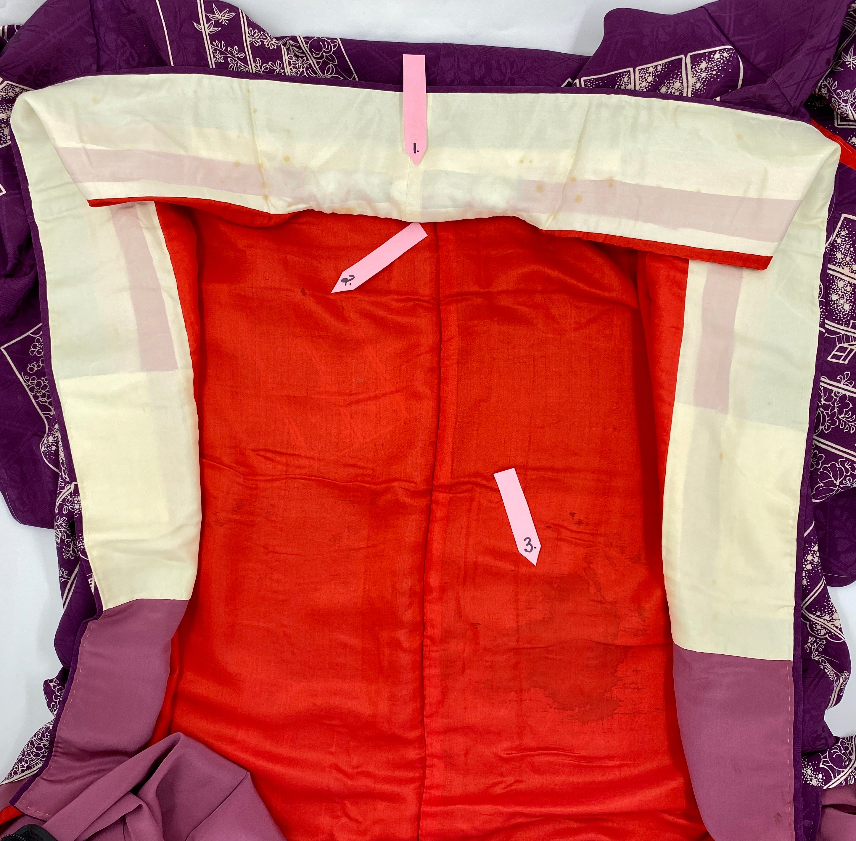 Silk Kimono With 'Genji-ko' Pattern (Vintage 1912-1945) – Silk Den ...