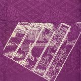 Silk Kimono With 'Genji-ko' Pattern (Vintage 1912-1945)