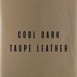 Meiji Era Maru Obi Silk Square Throw Pillow - Choice of Leather Colors